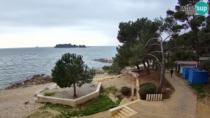 Město Rovinj - Pláž Borik - 1.3.2026 v 16:45 Město Rovinj - Pláž Borik - 1.3.2026 v 16:45