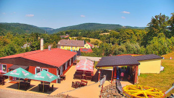 Sjezdovka skiareálu Hlubočky