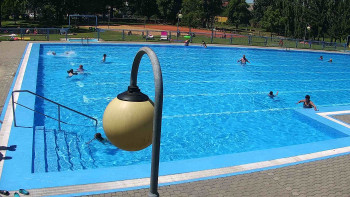 Areál koupaliště Hulín