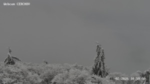 Čerchov - Rozhledna, Panorama - 1.2.2026 v 11:00