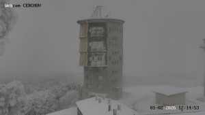 Čerchov - Rozhledna, Panorama - 1.2.2026 v 12:15