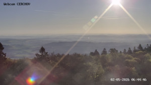 Čerchov - Rozhledna, Panorama - 2.5.2026 v 06:45