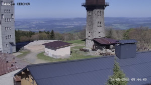 Čerchov - Rozhledna, Panorama - 2.5.2026 v 09:45