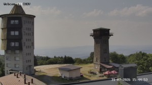 Čerchov - Aussichtsturm, Panorama - 31.7.2026 v 15:45 Čerchov - Aussichtsturm, Panorama - 31.7.2026 v 15:45