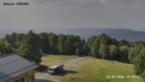 Čerchov - Aussichtsturm, Panorama - 31.7.2026 v 16:45 Čerchov - Aussichtsturm, Panorama - 31.7.2026 v 16:45