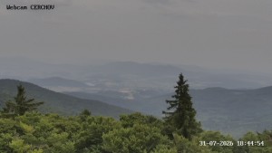 Čerchov - Aussichtsturm, Panorama - 31.7.2026 v 18:45 Čerchov - Aussichtsturm, Panorama - 31.7.2026 v 18:45