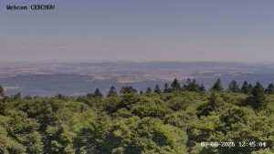 Čerchov - Wieża widokowa, Panorama - 8.8.2026 v 12:45 Čerchov - Wieża widokowa, Panorama - 8.8.2026 v 12:45