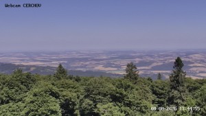 Čerchov - Wieża widokowa, Panorama - 8.8.2026 v 13:45 Čerchov - Wieża widokowa, Panorama - 8.8.2026 v 13:45