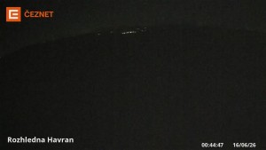 Hora Havran - Rozhledna - 16.6.2026 v 00:45 Hora Havran - Rozhledna - 16.6.2026 v 00:45