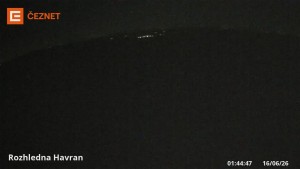 Hora Havran - Rozhledna - 16.6.2026 v 01:45 Hora Havran - Rozhledna - 16.6.2026 v 01:45
