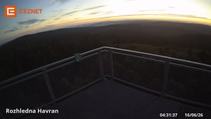 Hora Havran - Rozhledna - 16.6.2026 v 04:31 Hora Havran - Rozhledna - 16.6.2026 v 04:31
