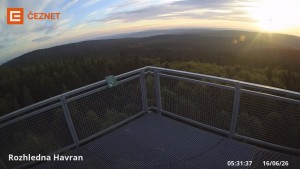 Hora Havran - Rozhledna - 16.6.2026 v 05:31 Hora Havran - Rozhledna - 16.6.2026 v 05:31