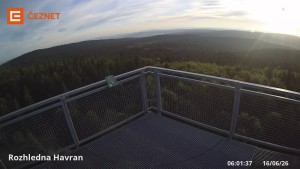 Hora Havran - Rozhledna - 16.6.2026 v 06:01 Hora Havran - Rozhledna - 16.6.2026 v 06:01