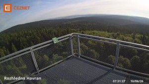 Hora Havran - Rozhledna - 16.6.2026 v 07:31 Hora Havran - Rozhledna - 16.6.2026 v 07:31