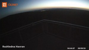 Góra Havran - Wieża widokowa - 8.8.2026 v 04:45 Góra Havran - Wieża widokowa - 8.8.2026 v 04:45
