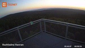 Góra Havran - Wieża widokowa - 8.8.2026 v 05:45 Góra Havran - Wieża widokowa - 8.8.2026 v 05:45