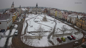 Město Stříbro - Masarykovo náměstí - 4.2.2026 v 07:45