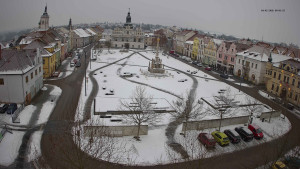 Město Stříbro - Masarykovo náměstí - 4.2.2026 v 08:02