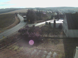 Vjezd do obce ze severu