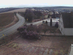 Vjezd do obce ze severu