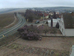 Vjezd do obce ze severu