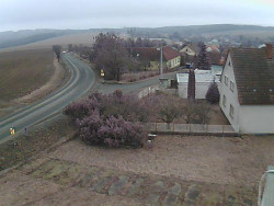 Vjezd do obce ze severu