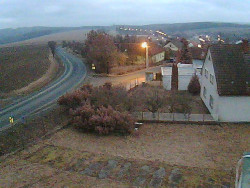 Vjezd do obce ze severu