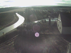 Vjezd do obce ze severu