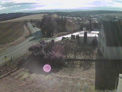 Vjezd do obce ze severu