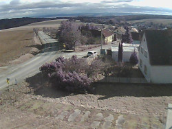 Vjezd do obce ze severu