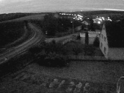 Vjezd do obce ze severu