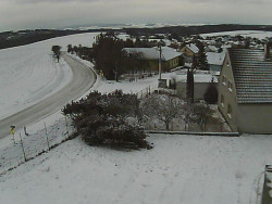 Vjezd do obce ze severu