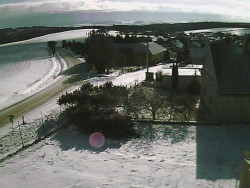 Vjezd do obce ze severu