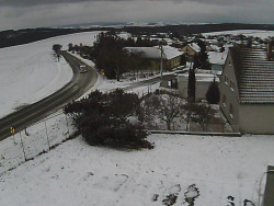 Vjezd do obce ze severu