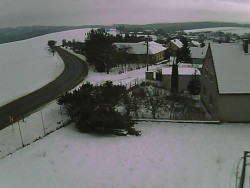 Vjezd do obce ze severu