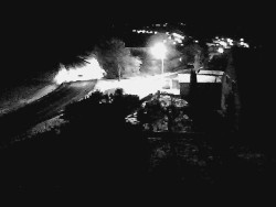 Vjezd do obce ze severu