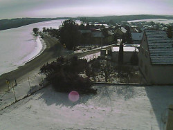 Vjezd do obce ze severu