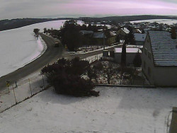 Vjezd do obce ze severu