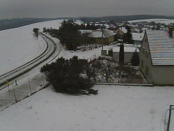 Vjezd do obce ze severu