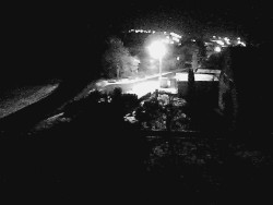 Vjezd do obce ze severu