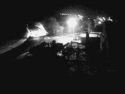 Vjezd do obce ze severu