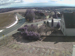 Vjezd do obce ze severu