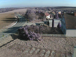 Vjezd do obce ze severu