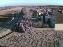 Vjezd do obce ze severu