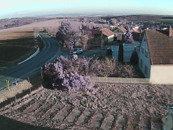 Vjezd do obce ze severu