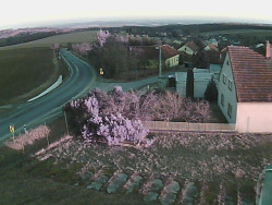 Vjezd do obce ze severu