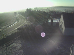 Vjezd do obce ze severu