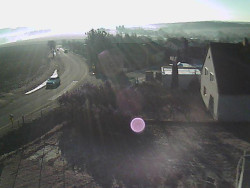 Vjezd do obce ze severu