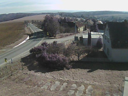 Vjezd do obce ze severu