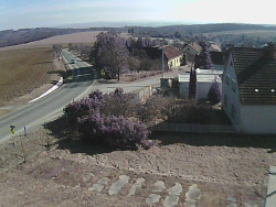 Vjezd do obce ze severu